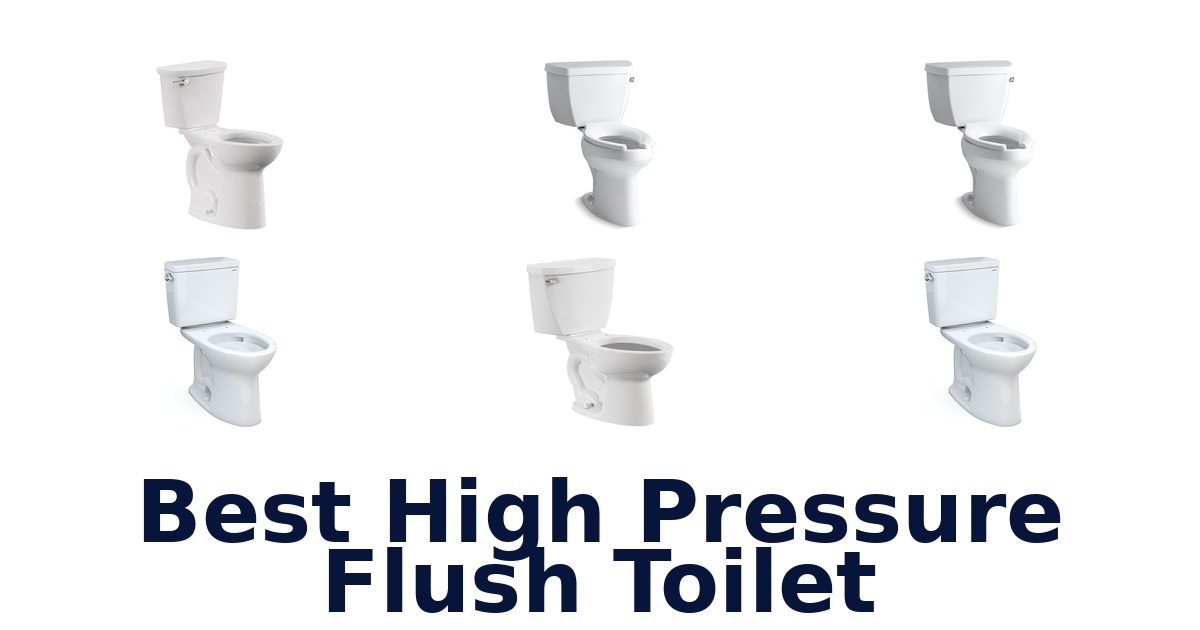 best high pressure flush toilet