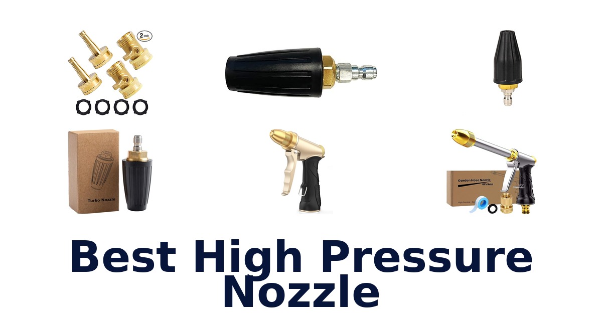 best high pressure nozzle