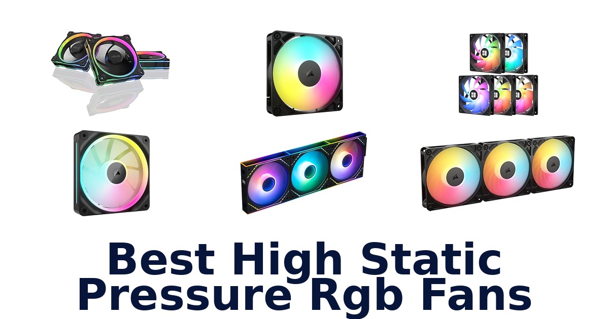 best high static pressure rgb fans