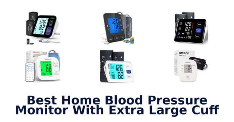 best home blood pressure monitor with extra large cuff