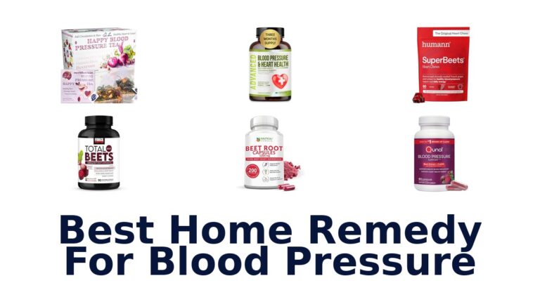 best home remedy for blood pressure