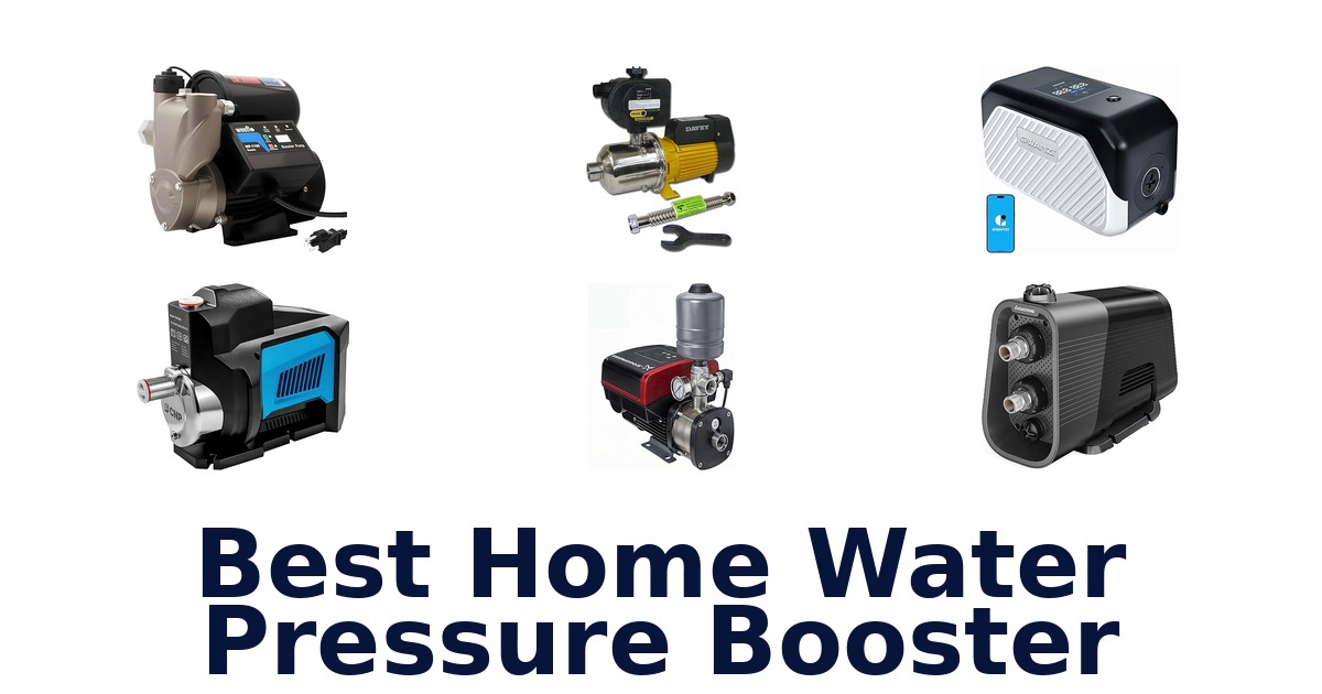 best home water pressure booster