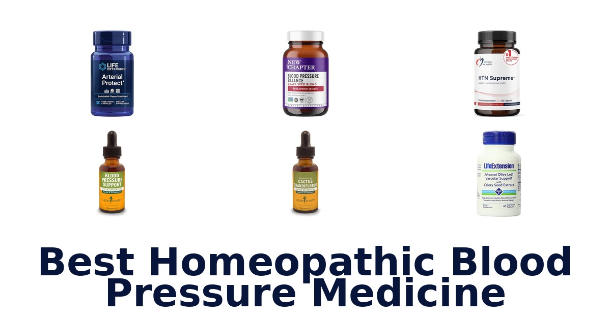best homeopathic blood pressure medicine
