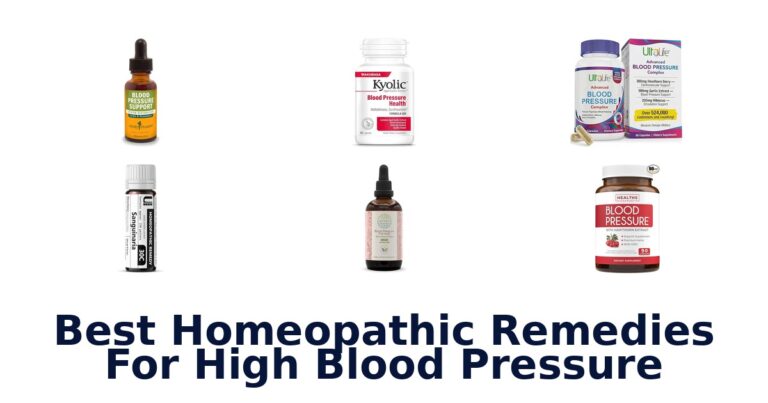 best homeopathic remedies for high blood pressure