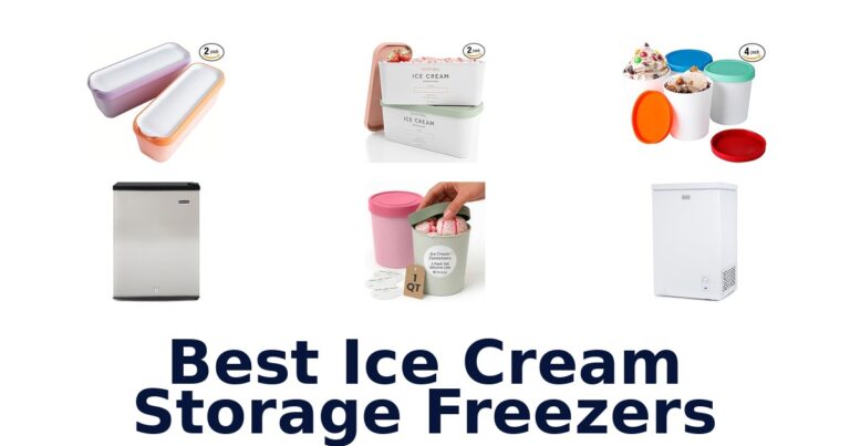 best ice cream storage freezers