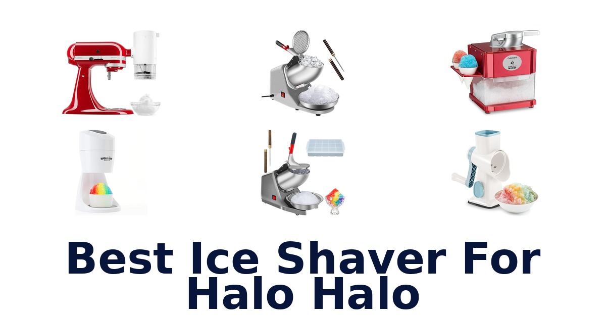 best ice shaver for halo halo