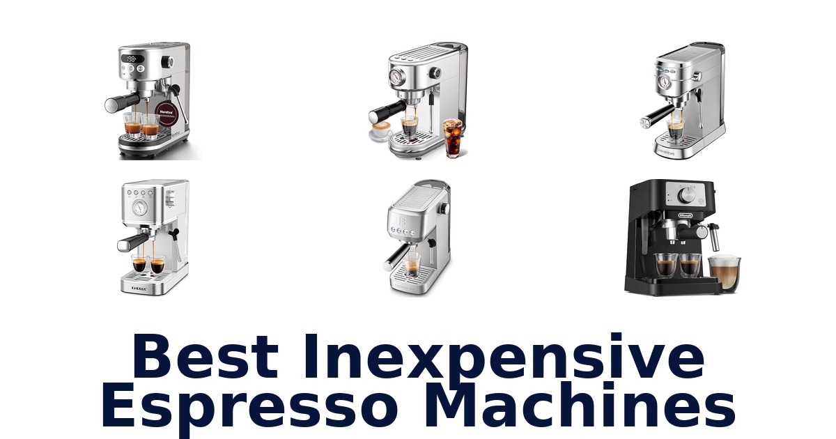 best inexpensive espresso machines
