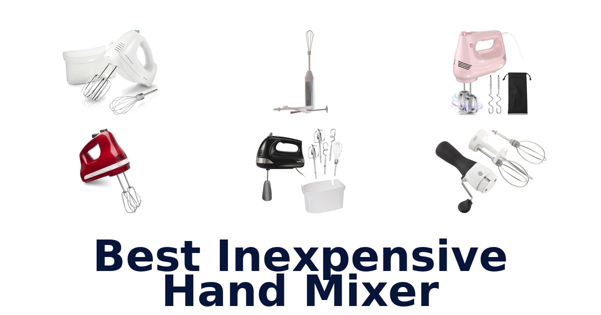 best inexpensive hand mixer