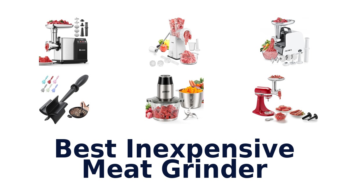 best inexpensive meat grinder
