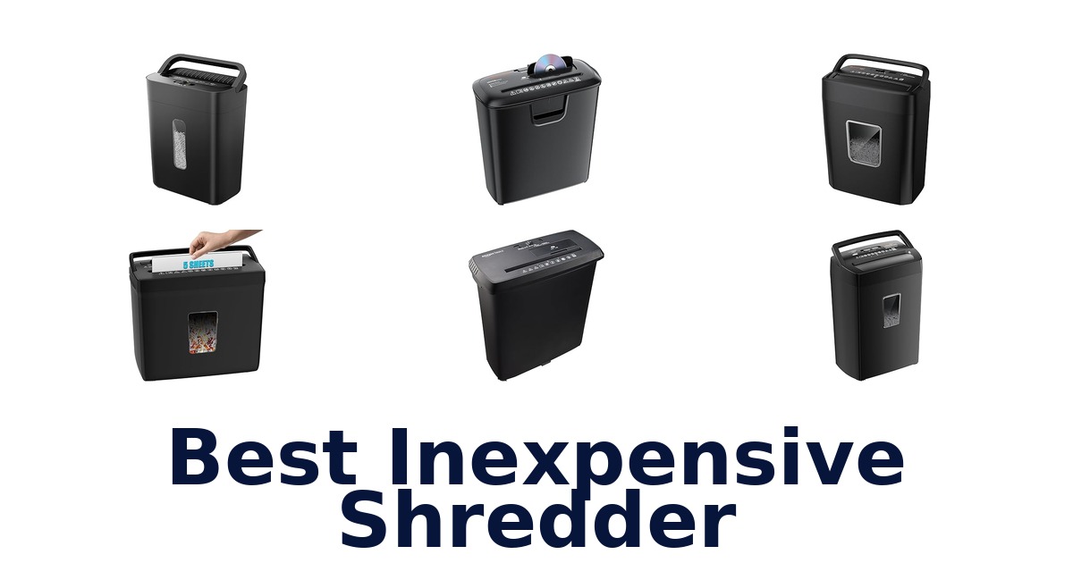 best inexpensive shredder