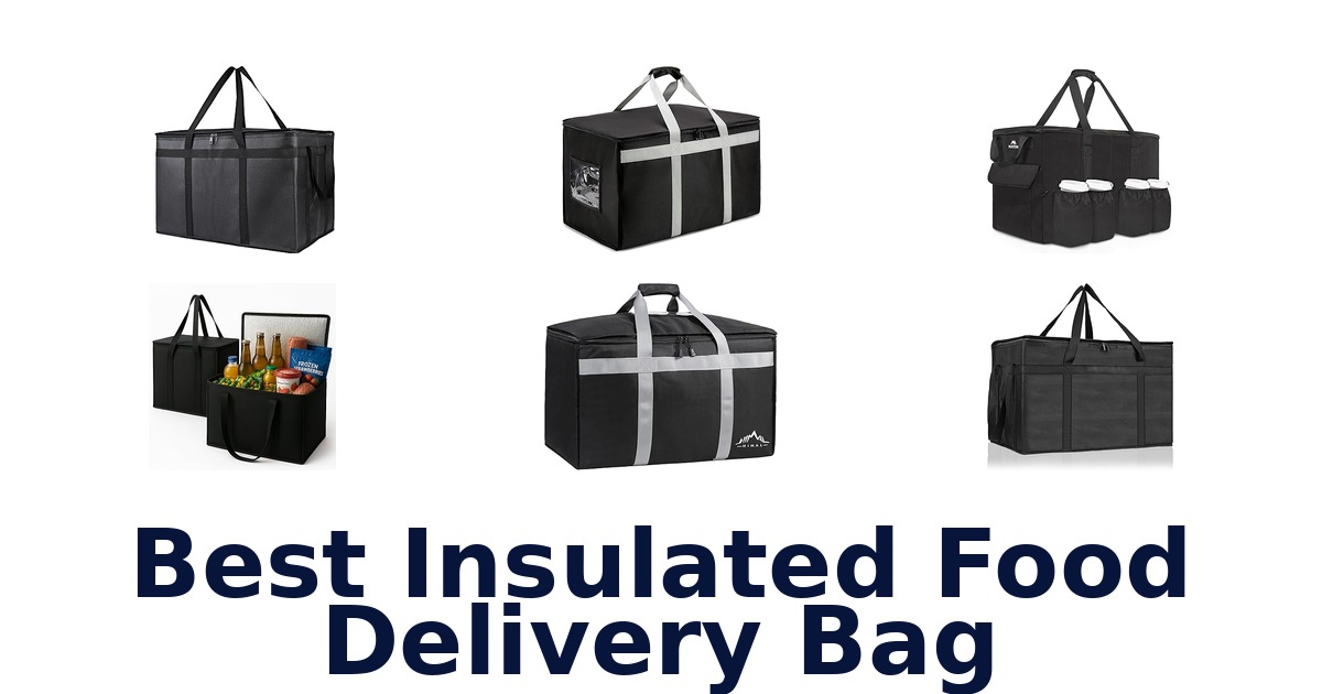best insulated food delivery bag