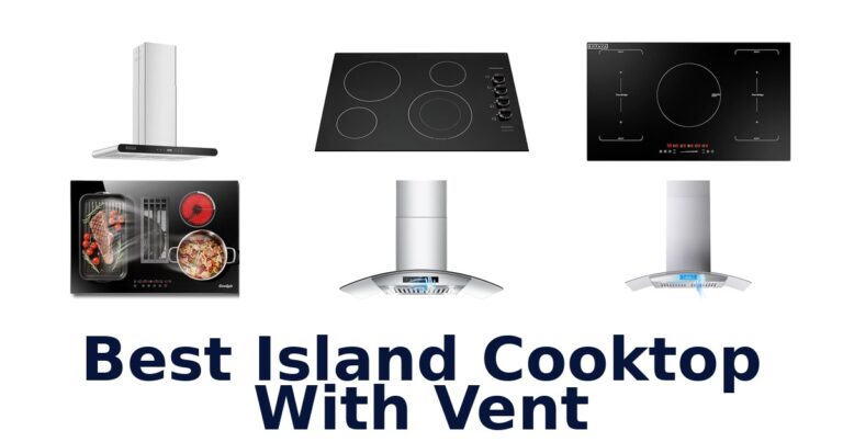 best island cooktop with vent