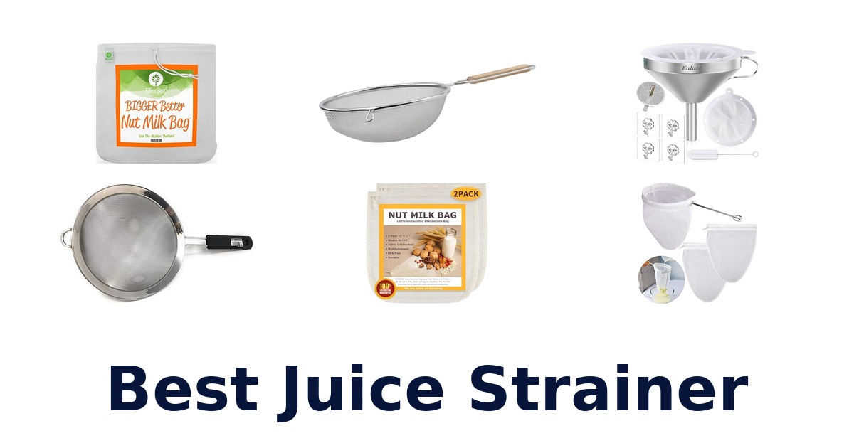 best juice strainer