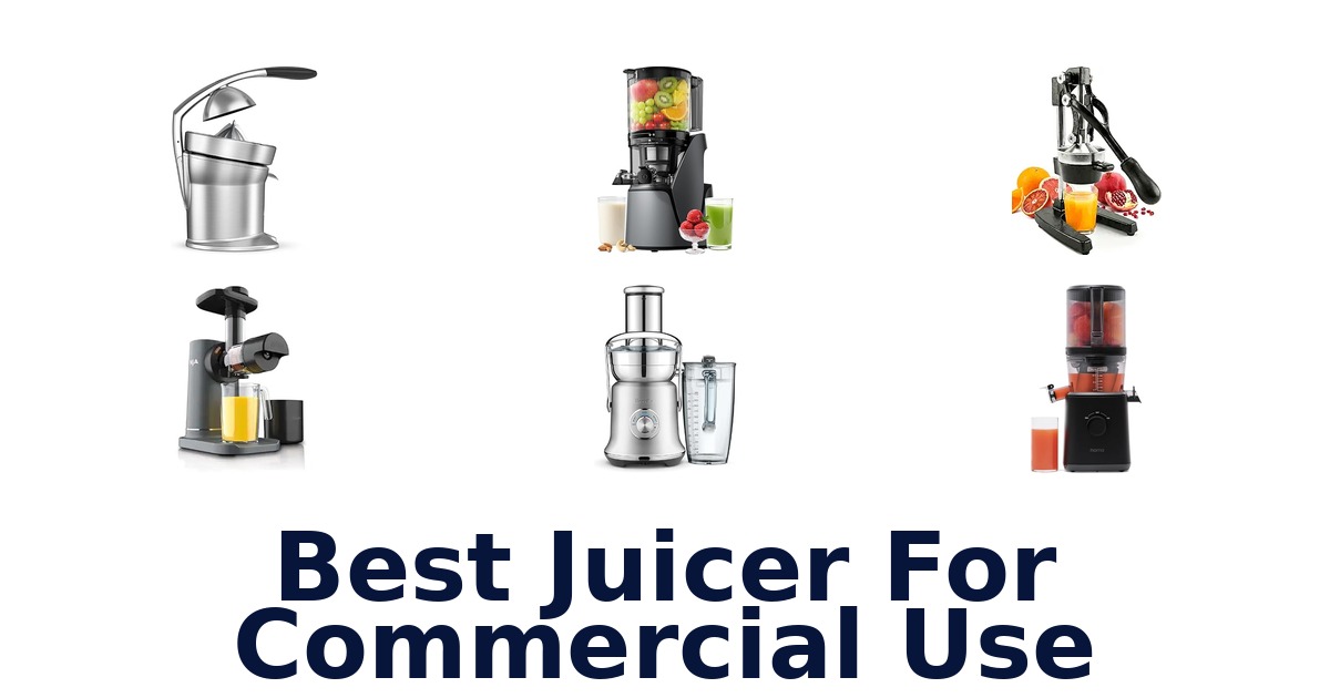 best juicer for commercial use