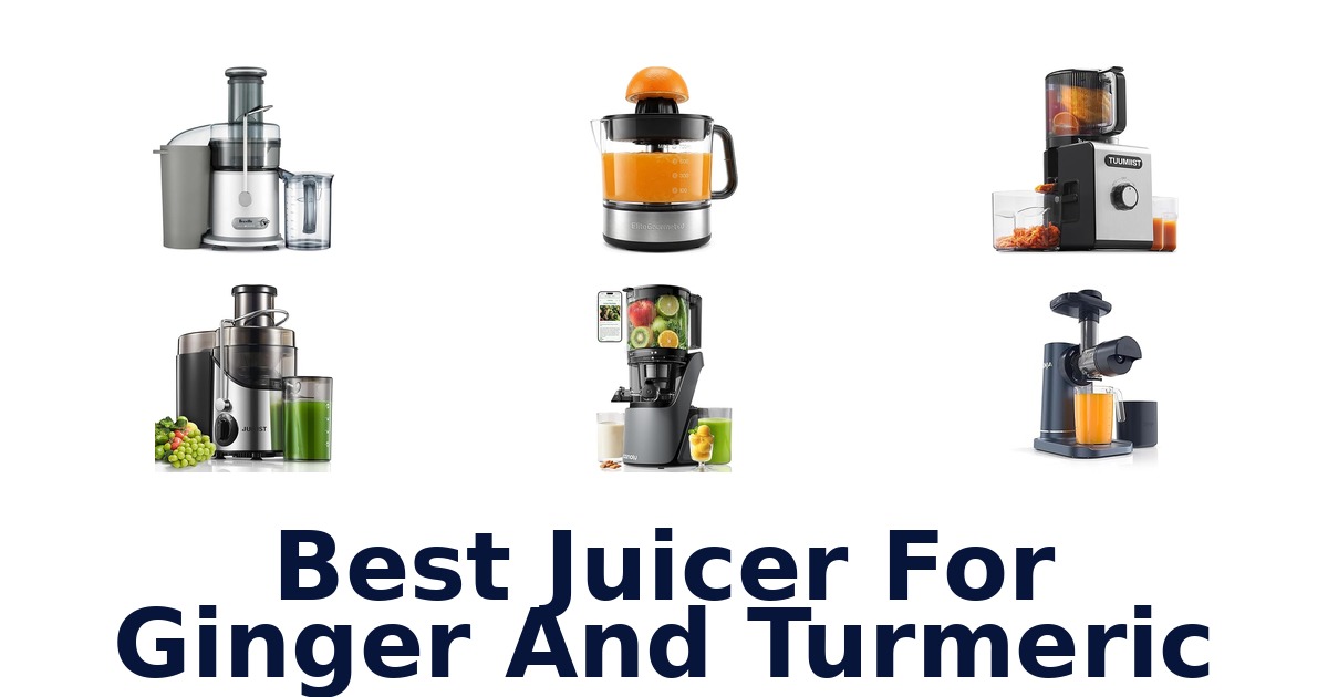 best juicer for ginger and turmeric