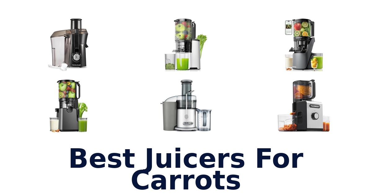 best juicers for carrots