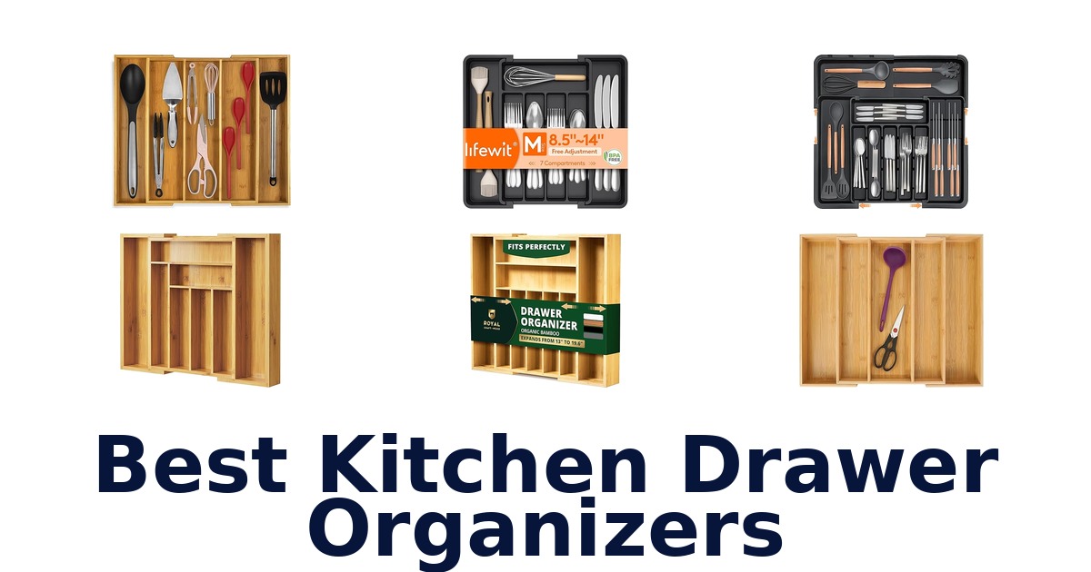 best kitchen drawer organizers