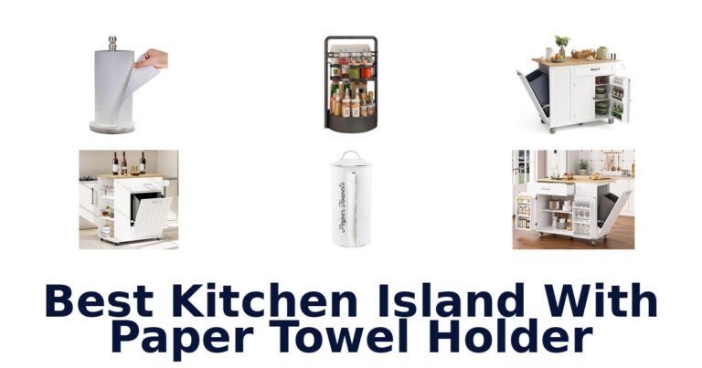 best kitchen island with paper towel holder
