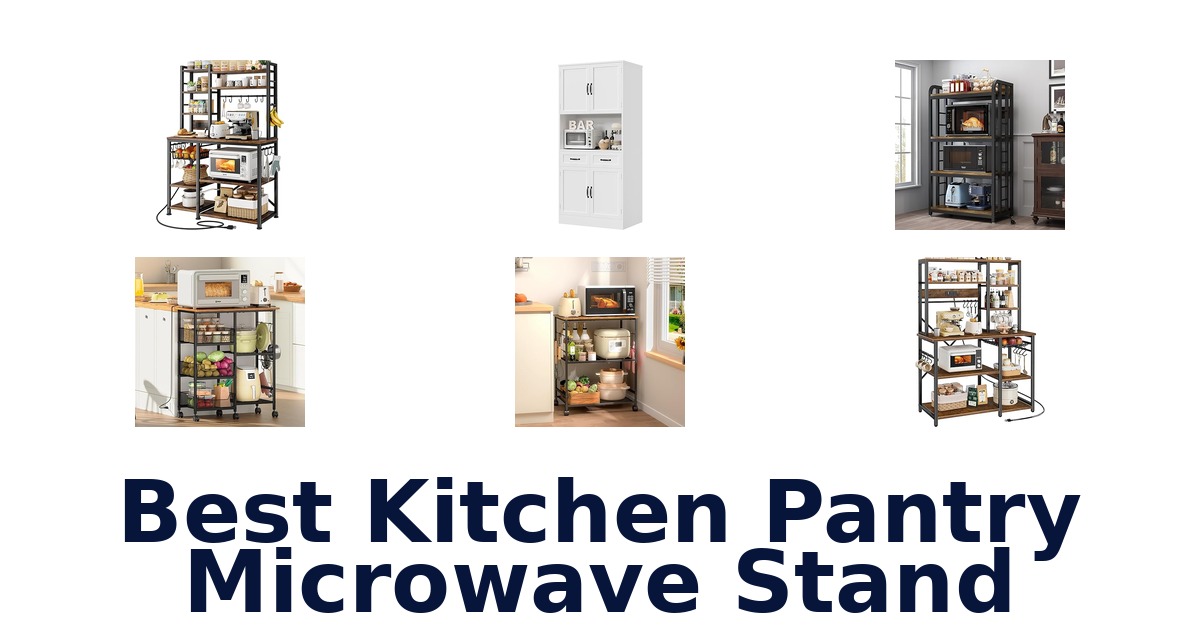 best kitchen pantry microwave stand