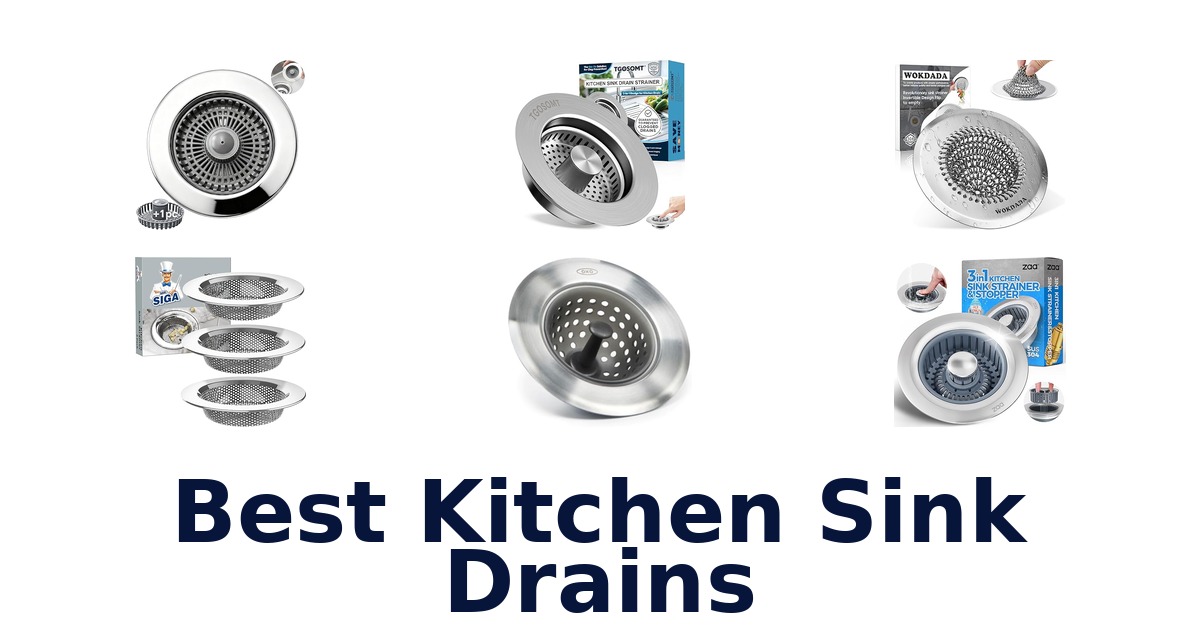 best kitchen sink drains