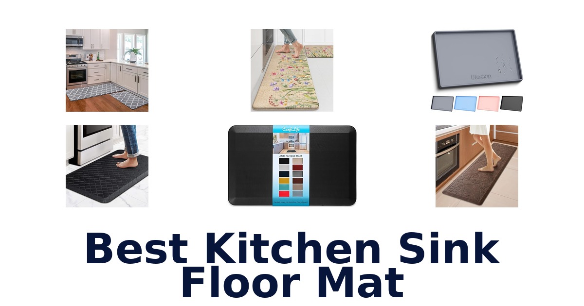 best kitchen sink floor mat