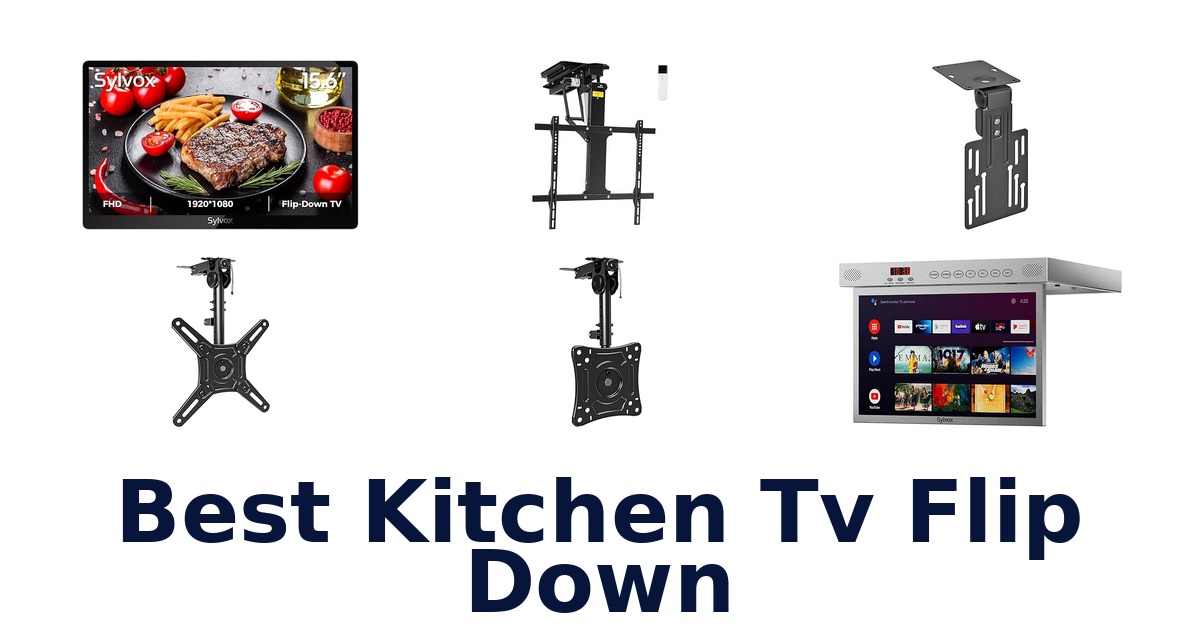 best kitchen tv flip down