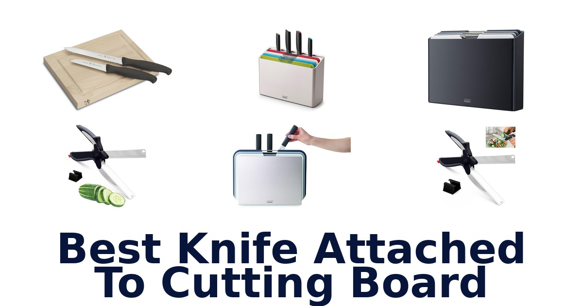 best knife attached to cutting board