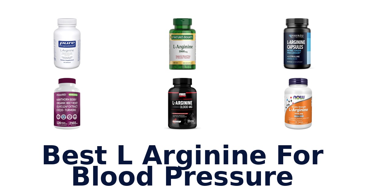best l arginine for blood pressure