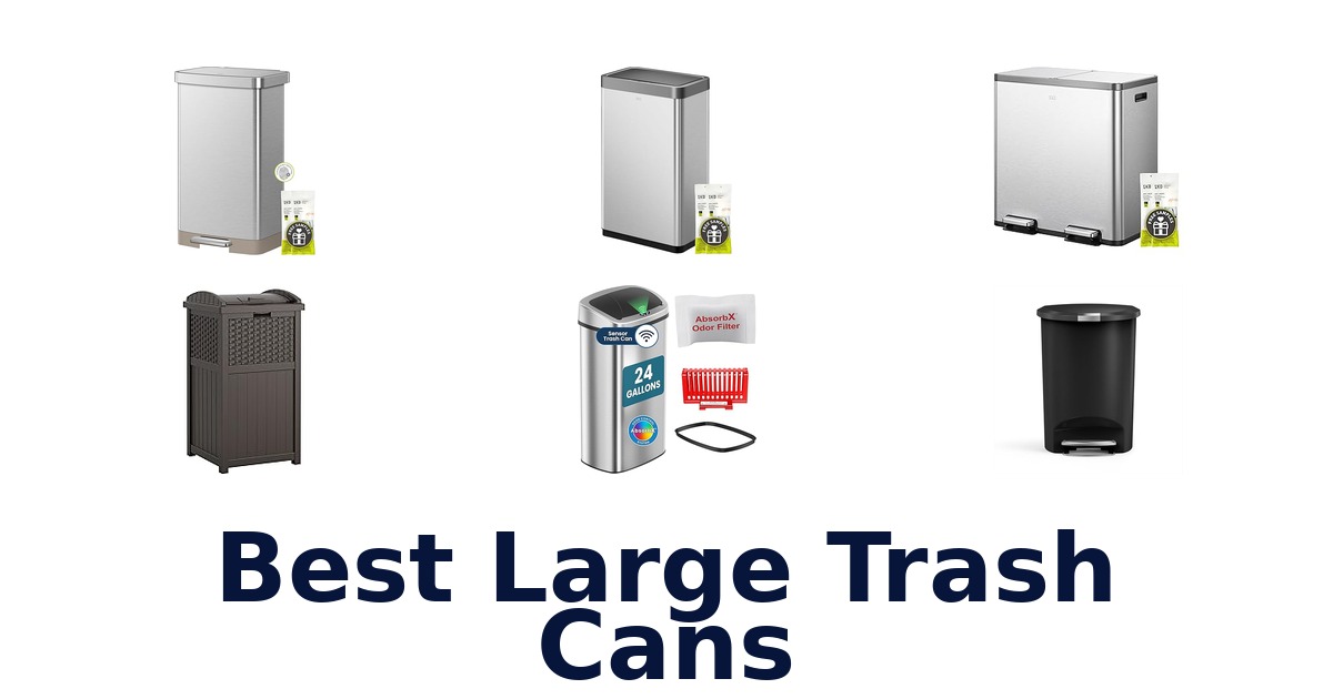 best large trash cans