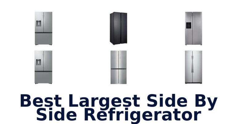 best largest side by side refrigerator