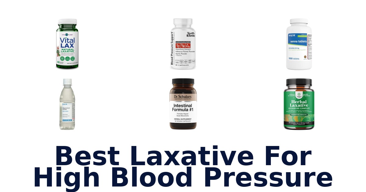 best laxative for high blood pressure