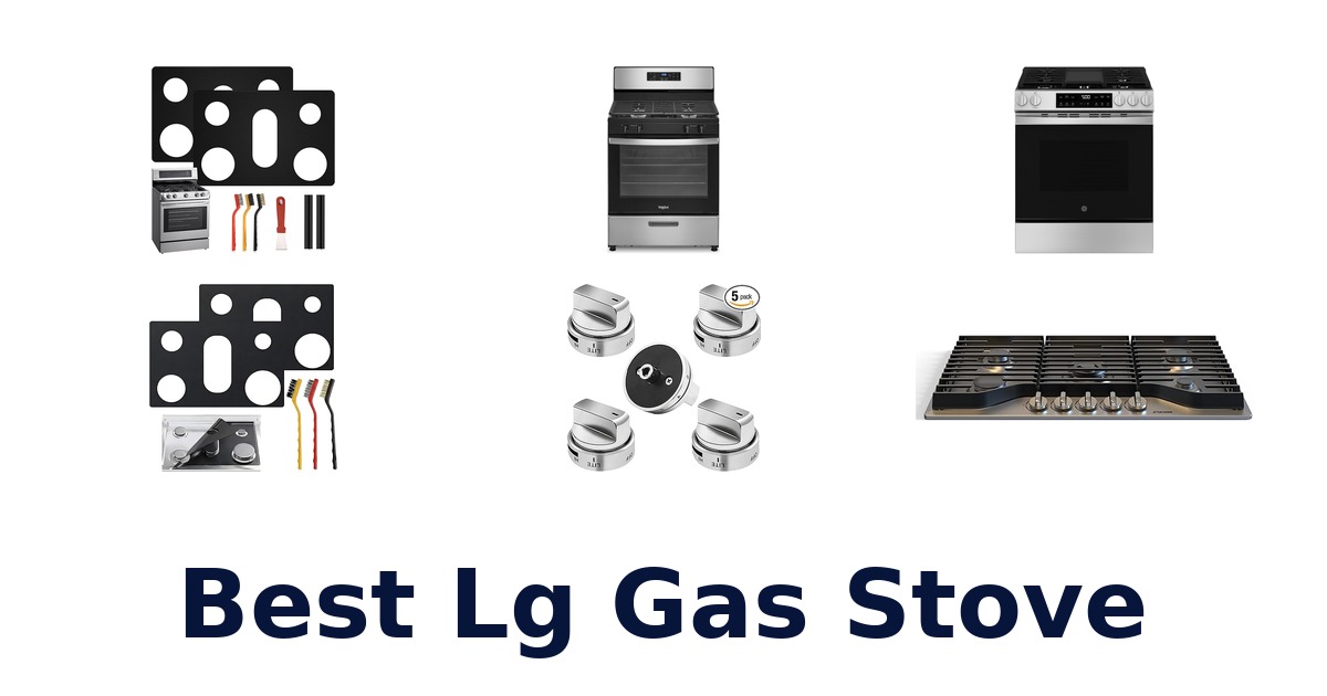 best lg gas stove