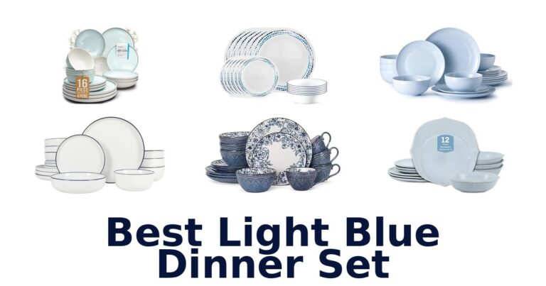 best light blue dinner set