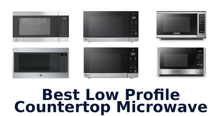 best low profile countertop microwave