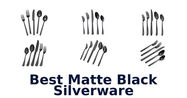 best matte black silverware