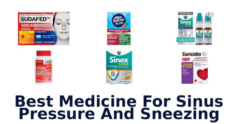 best medicine for sinus pressure and sneezing