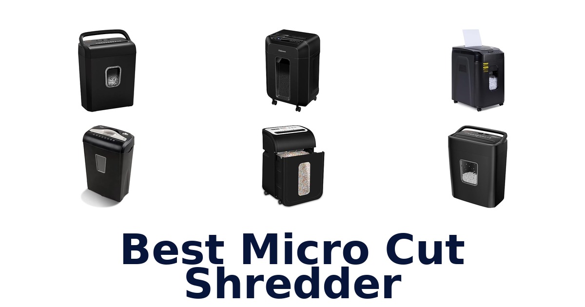 best micro cut shredder