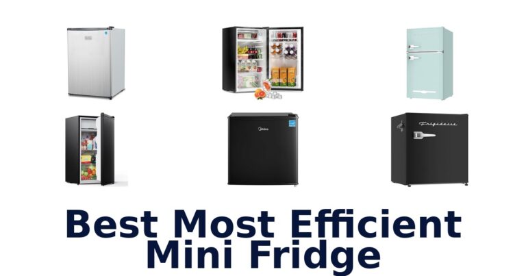 best most efficient mini fridge