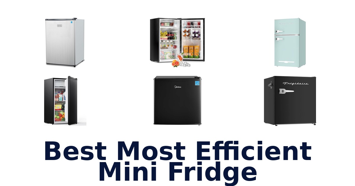 best most efficient mini fridge