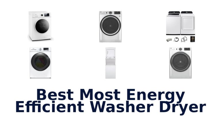 best most energy efficient washer dryer