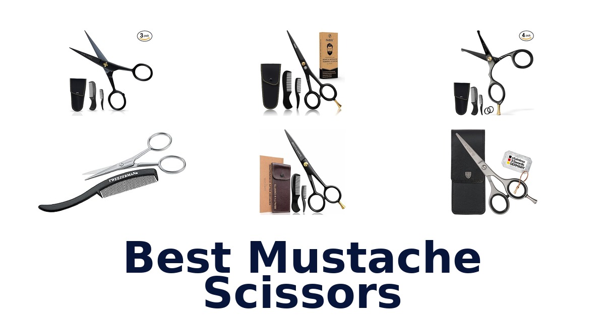 best mustache scissors