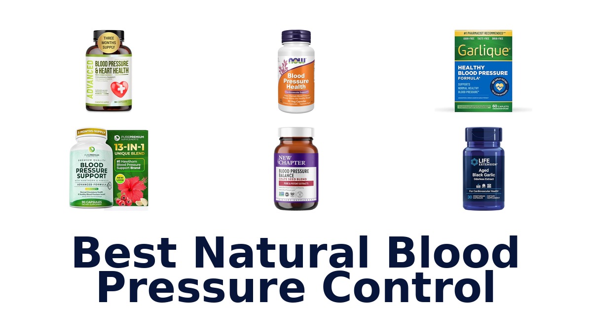 best natural blood pressure control