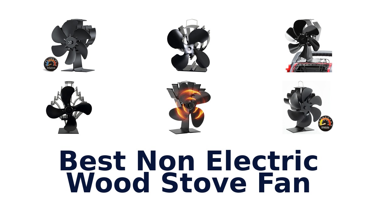 best non electric wood stove fan