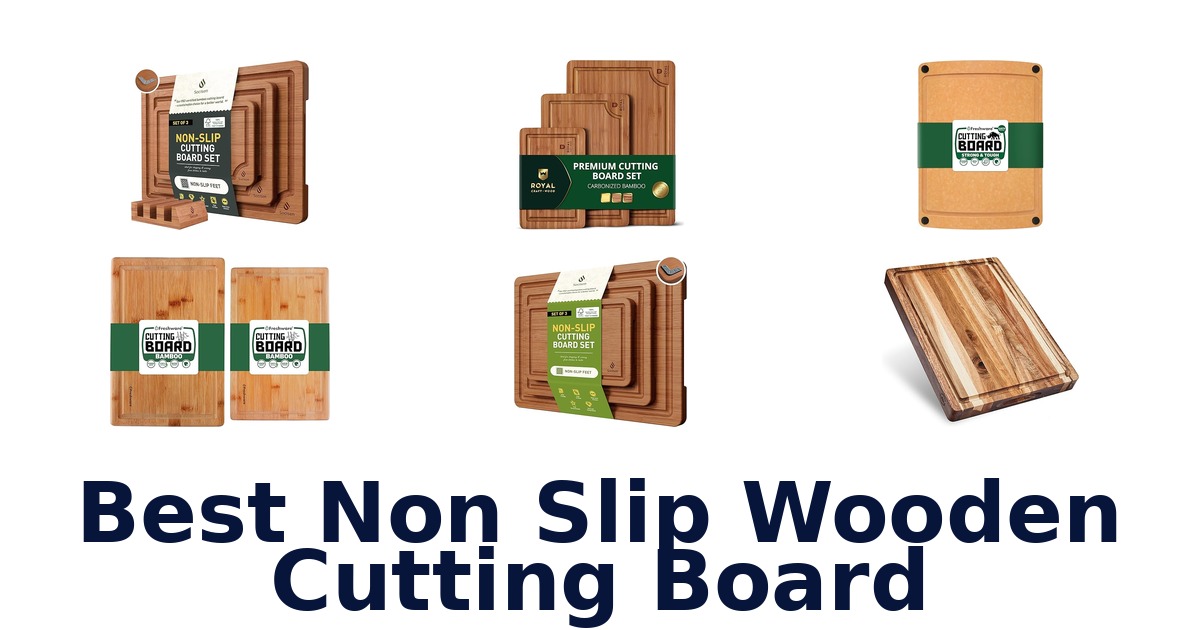 best non slip wooden cutting board