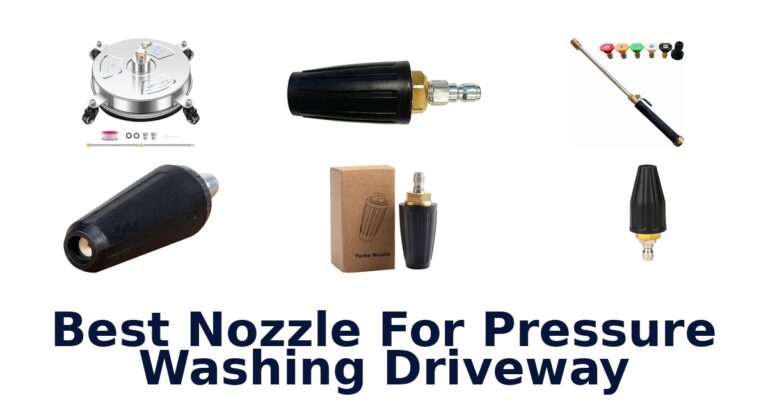 best nozzle for pressure washing driveway