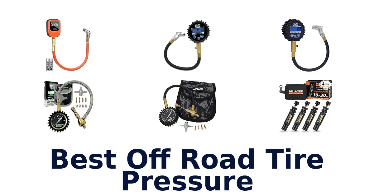best off road tire pressure