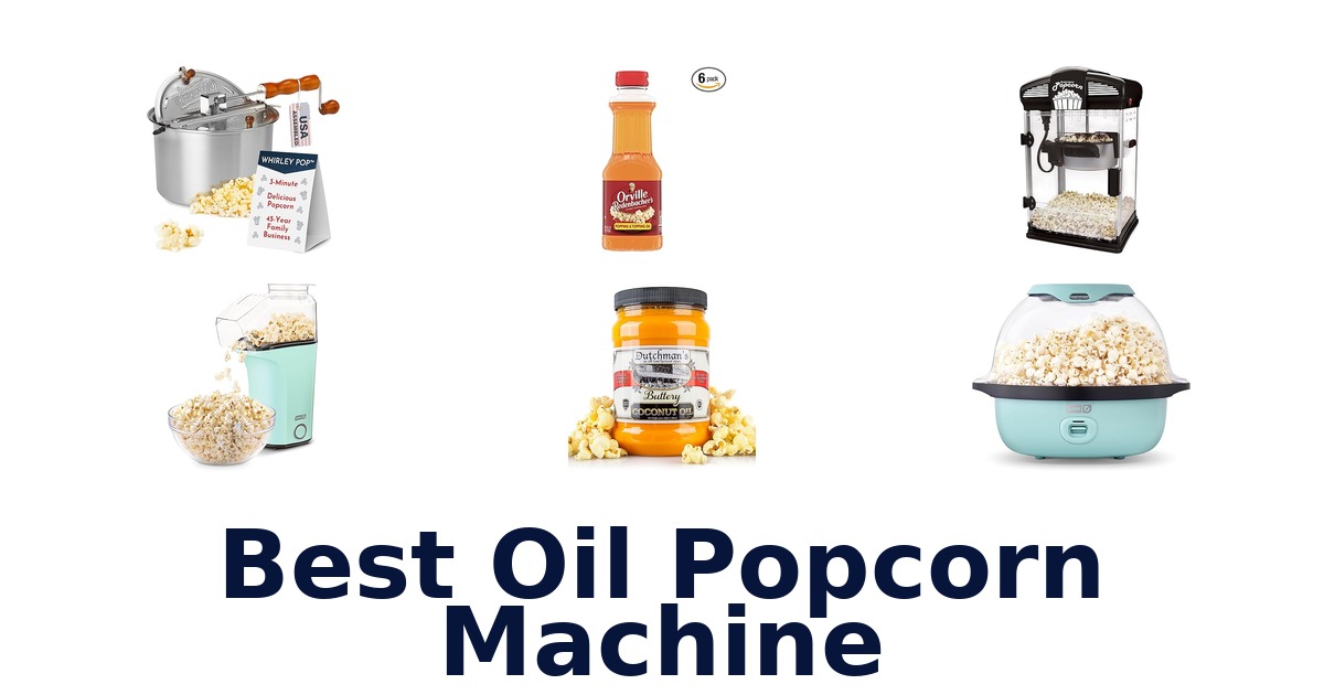 best oil popcorn machine