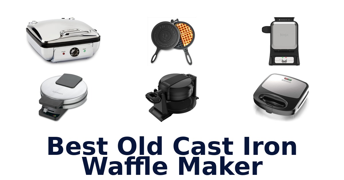 best old cast iron waffle maker
