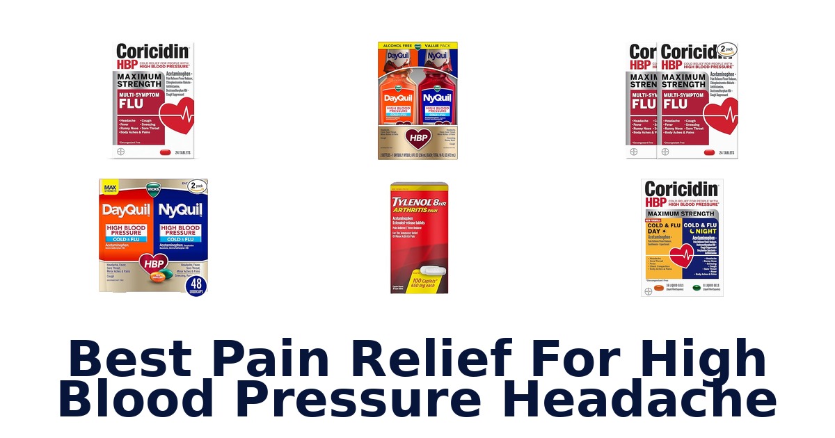 best pain relief for high blood pressure headache