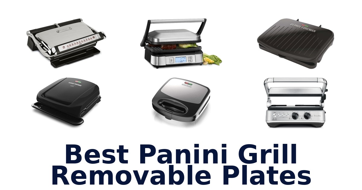 best panini grill removable plates